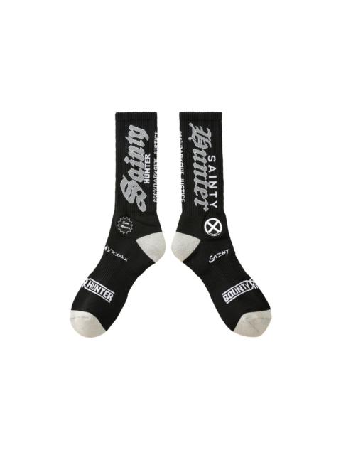 SAINT M×××××× SAINTY HUNTER SOCKS (BLACK)