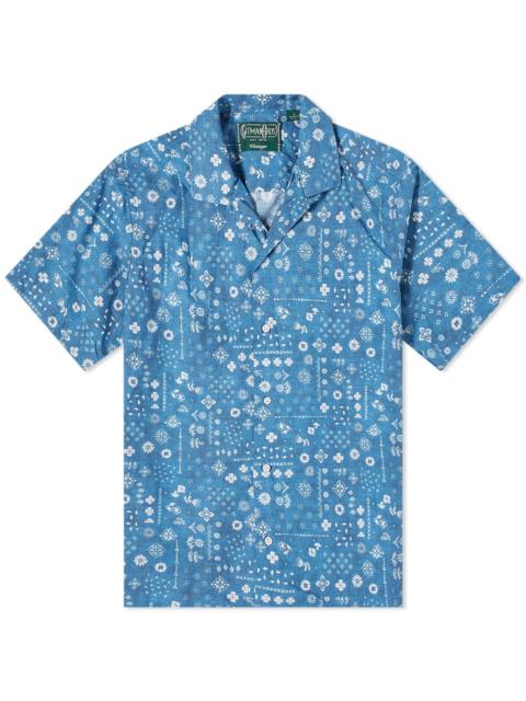 Gitman Vintage Gitman Vintage Short Sleeve Camp Collar Bandana Shirt