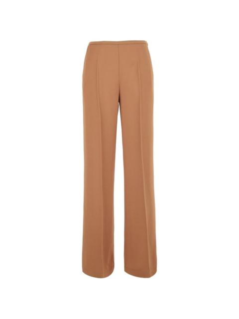 forte_forte pressed-crease straight-leg trousers