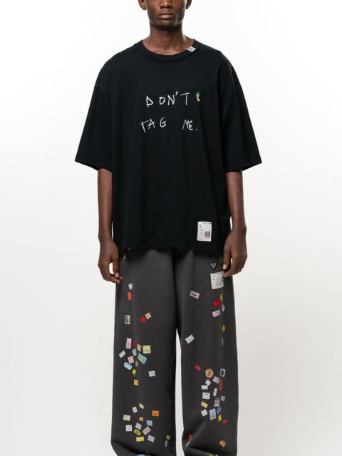 Maison MIHARAYASUHIRO Don't Tag Me. Printed T-shirt