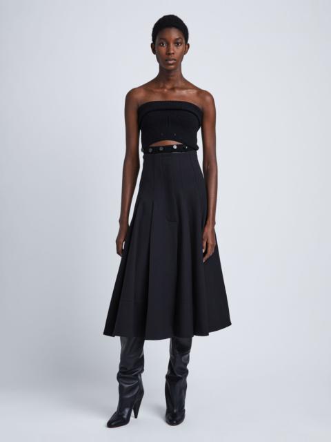 Proenza Schouler Wool Stretch Suiting Skirt