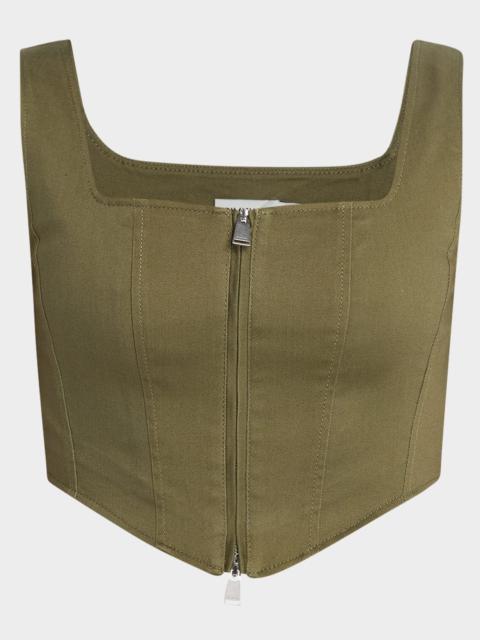 SIMKHAI Kateri Sleeveless Bustier Top