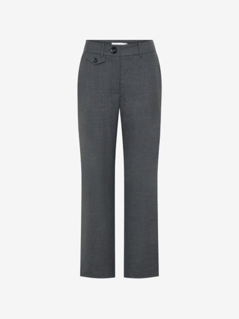 ANNA QUAN Juliette button-detail trousers