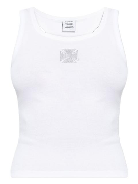 VETEMENTS embellished tank top