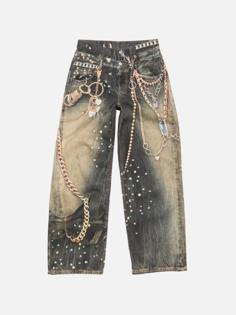 Loose fit jeans - Year of the Horse - Black/multi