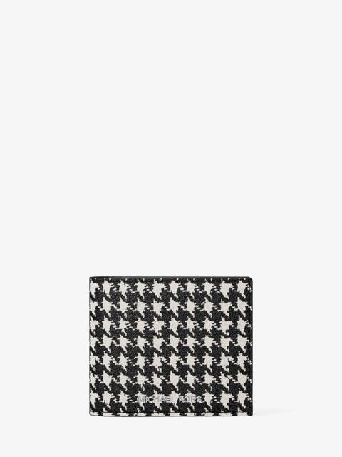 MICHAEL KORS Cooper Houndstooth Printed Billfold Wallet