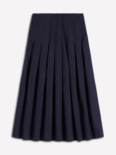 BODEN Valentina Taffeta Midi Skirt-Navy