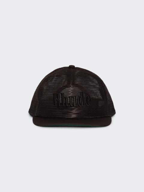 Rhude Logo Mesh Hat Brown