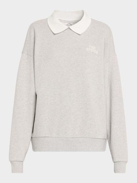 THE UPSIDE Pascal Collared Oversized Sweatshirt