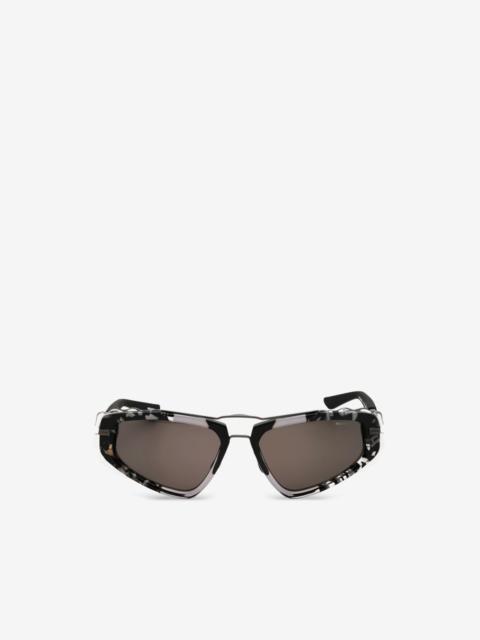 Nike Electric Drip geometric-frame sunglasses