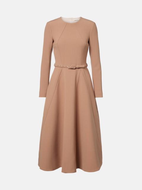 EMILIA WICKSTEAD Ucellina belted paneled midi dress