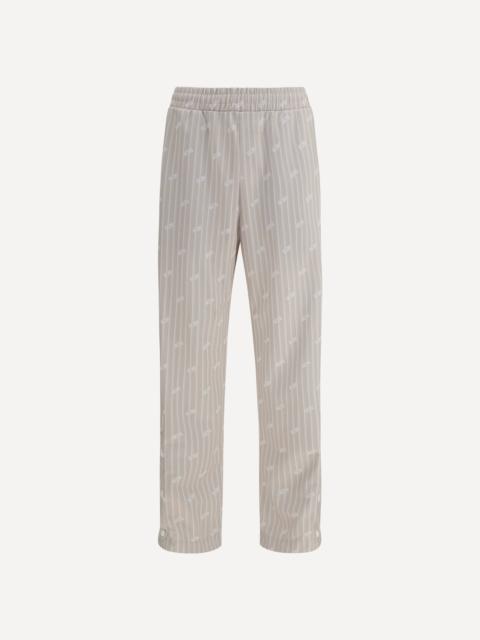 GCDS All-over logo pinstripe track Pants
