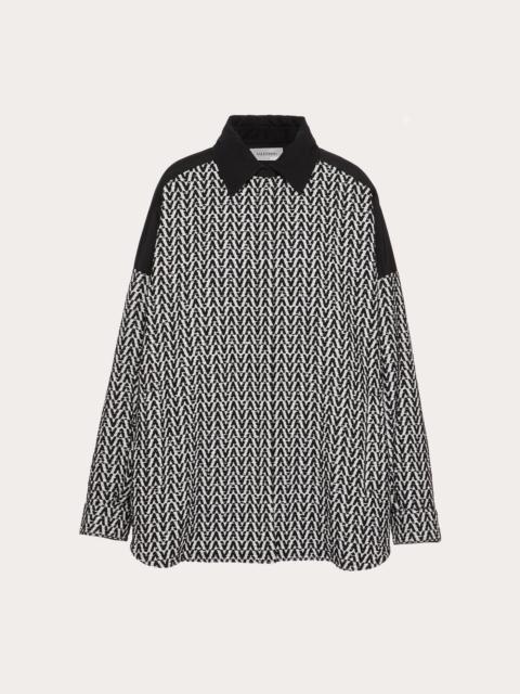 Valentino OPTICAL VALENTINO BOUCLÉ PEA COAT