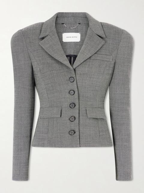 MAGDA BUTRYM Cropped Stretch-wool Blazer