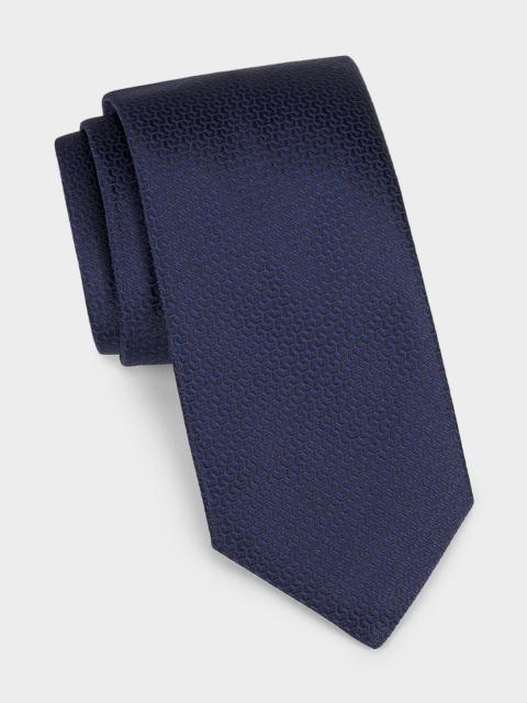 Canali Men & apos;s Neat Silk Jacquard Tie