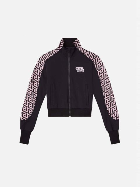 VERSACE Greca Signature Accent Gym Sweatshirt