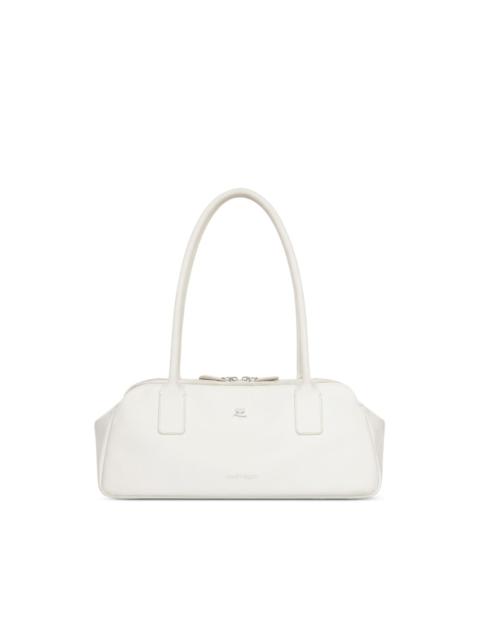 courrèges strip leather shoulder bag