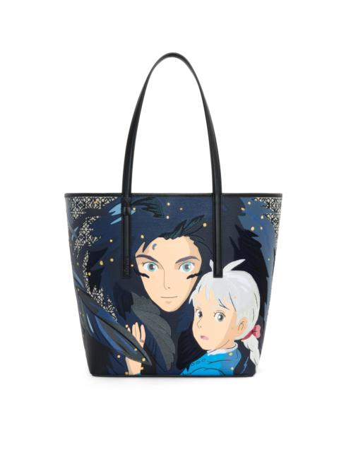 Loewe Howl T Tote bag in Anagram jacquard and calfskin