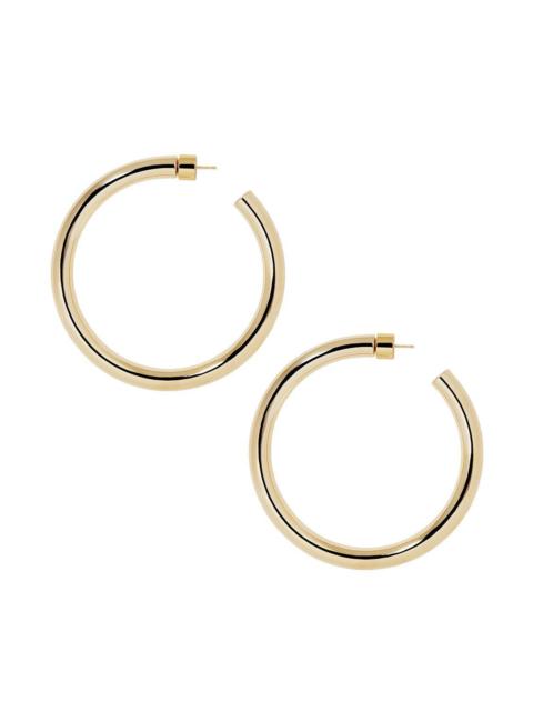 JENNIFER FISHER Samira Hoop Earrings - Yellow Gold - 2in