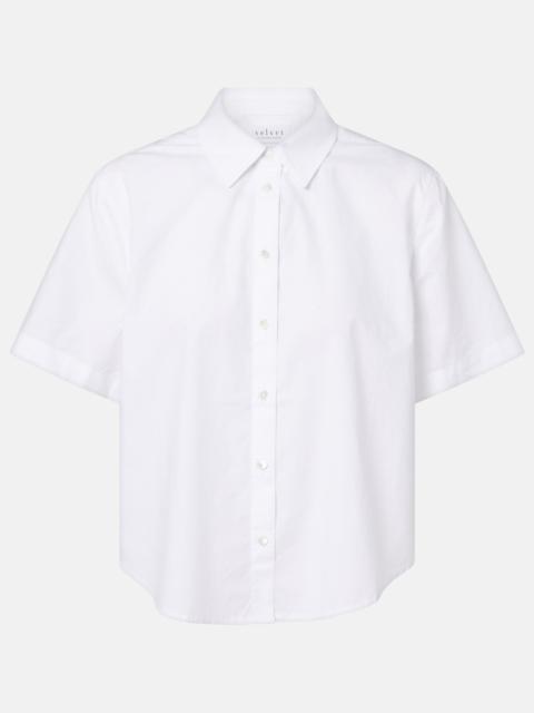 velvet Alana cotton poplin shirt