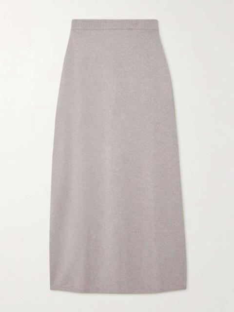 TOVE Nellie cashmere maxi skirt Gray