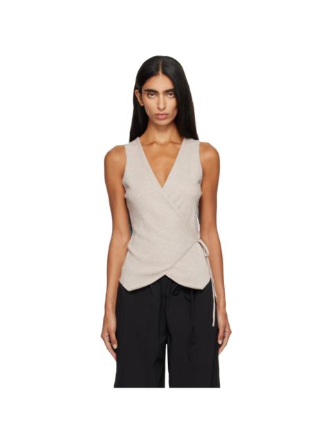 LISA YANG Beige Nayi Top