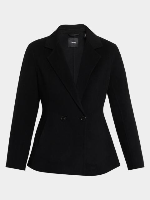 Theory Double-Face Wool-Blend Blazer