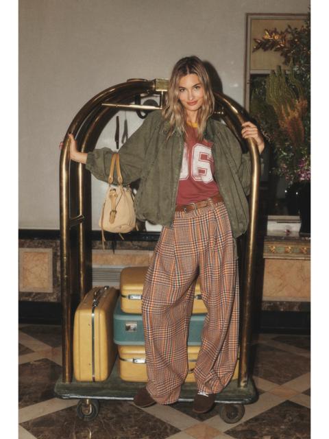FREE PEOPLE Nine Lives Plaid Trousers