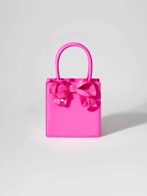 self-portrait Pink Bow Mini Tote Bag