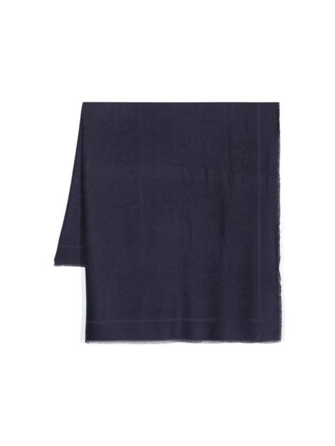 ELISABETTA FRANCHI logo-jacquard scarf