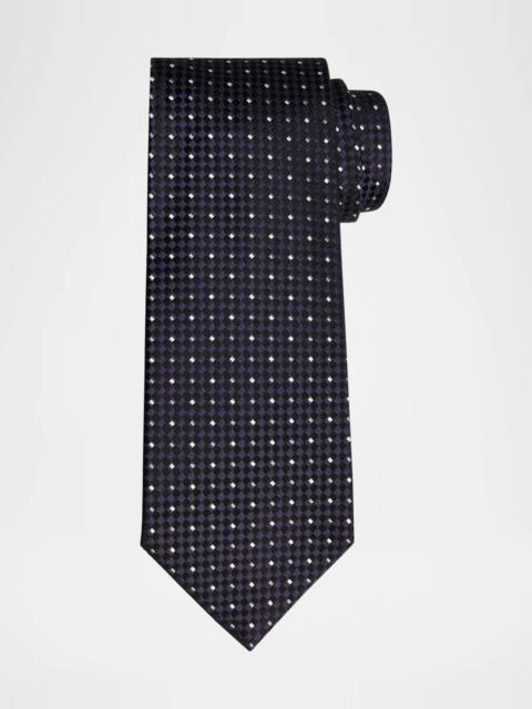TOM FORD Men's Micro-Jacquard Silk Tie