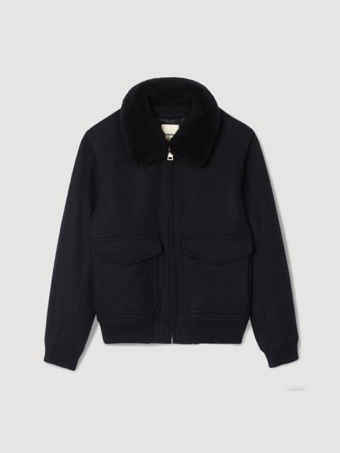 WOOL AVIATOR JACKET