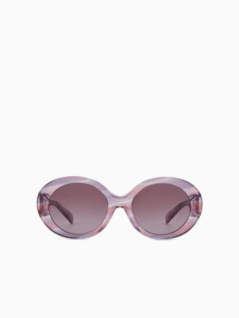 Women’s oval sunglasses