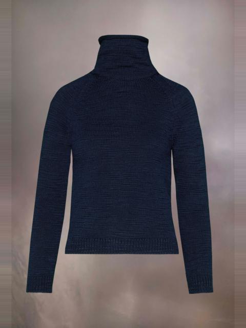 Knit high-neck sweater
