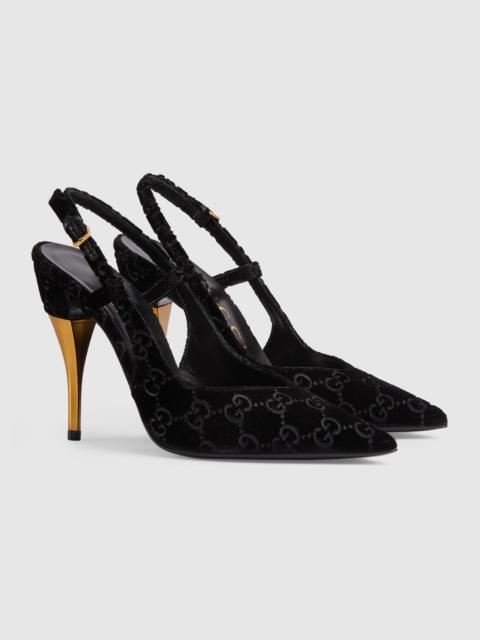 GUCCI Women's GG slingback pump