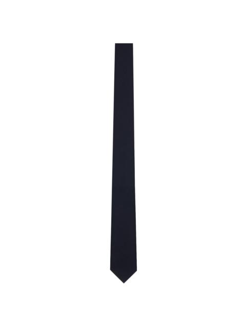 Thom Browne Navy Super 120S Twill Tie