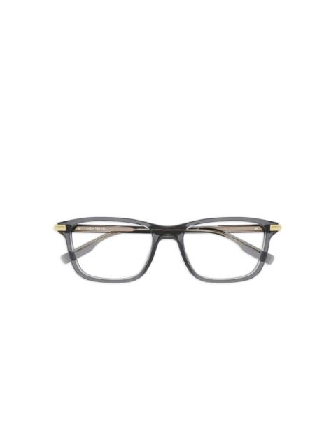 Montblanc rectangle-frame glasses