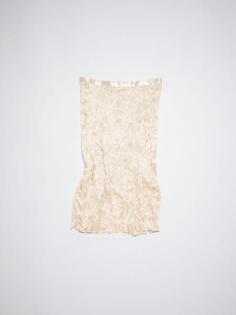 Acne Studios Satin skirt - Pebble beige