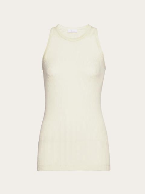 Sleeveless jersey top