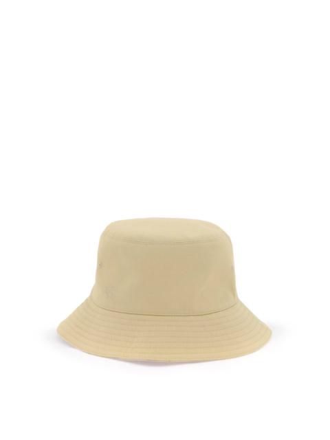 COTTON-BLEND REVERSIBLE BUCKET HAT