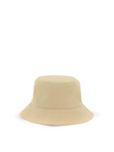 Burberry Archway Logo Applique Bucket Hat Natural