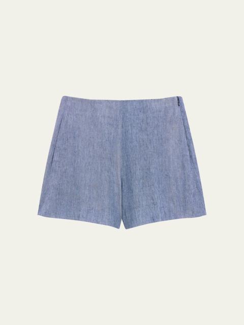 Theory Relaxed Denim Shorts
