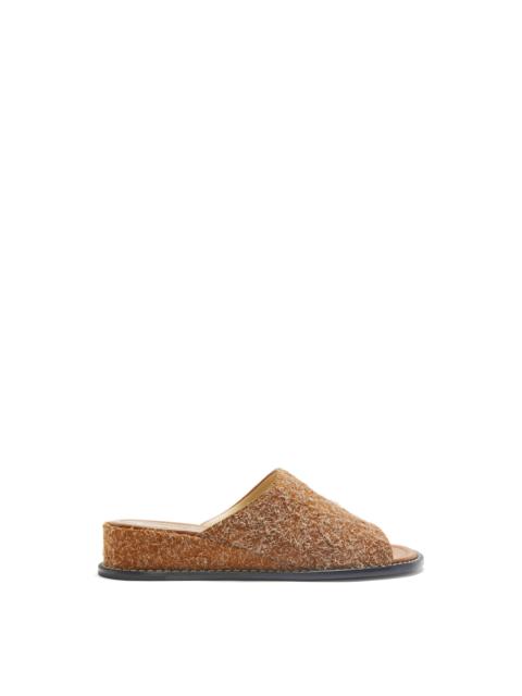 Ladera mule in brushed suede