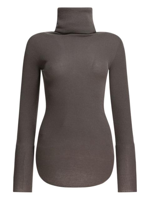 Rick Owens ribbed-knit turtleneck sweater