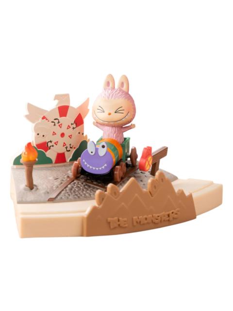 Pop Mart Labubu The Monsters Playing Games Series Scene Train Charges Forward Figure Set