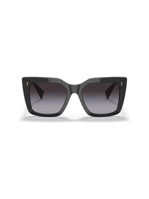 Miu Miu PS 54YS rectangle-frame acetate sunglasses | REVERSIBLE