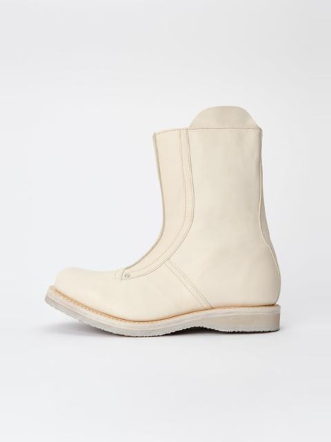Our Legacy Moto Boot Dirty White Waxed Suede