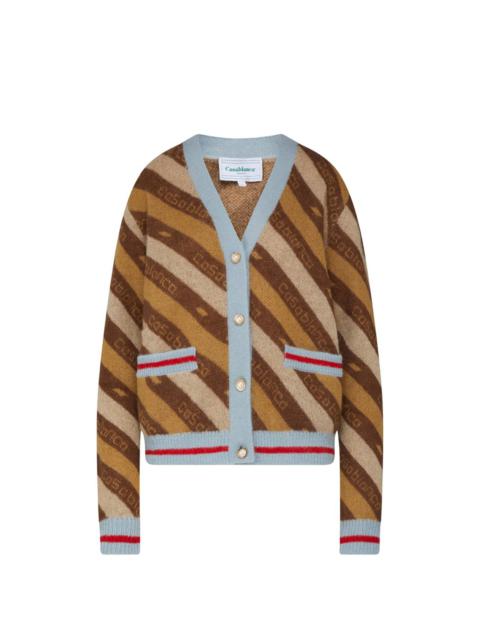 CASABLANCA Diagonal Cardigan