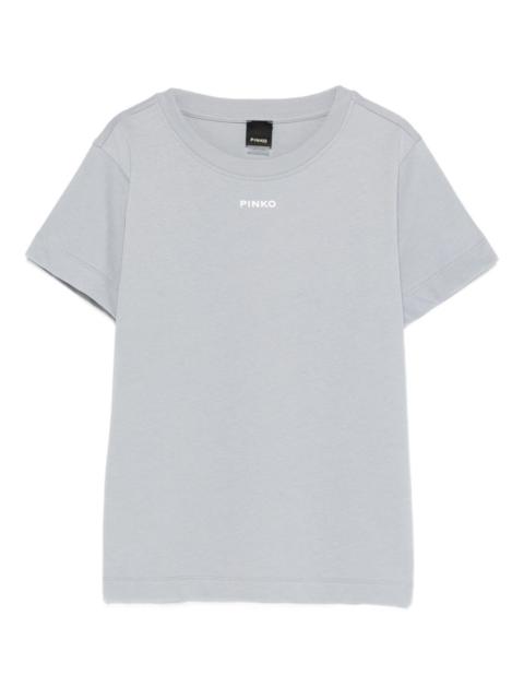 PINKO logo-appliqué T-shirt