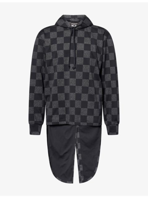 Comme des Garçons Homme Plus Long Check Woven Hoody